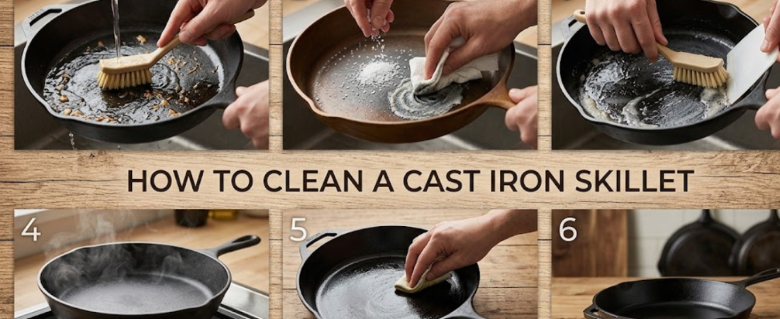 How to Clean a Cast Iron Skillet Properly