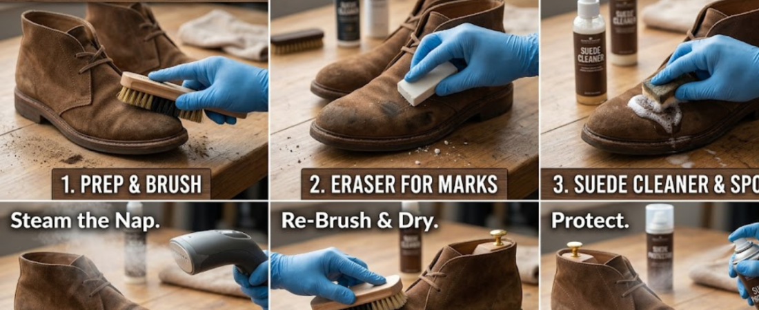 How to Clean Suede Shoes Without Damaging Them