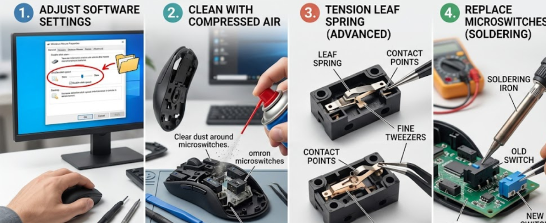How to Fix Mouse Double Clicking Issues Fast