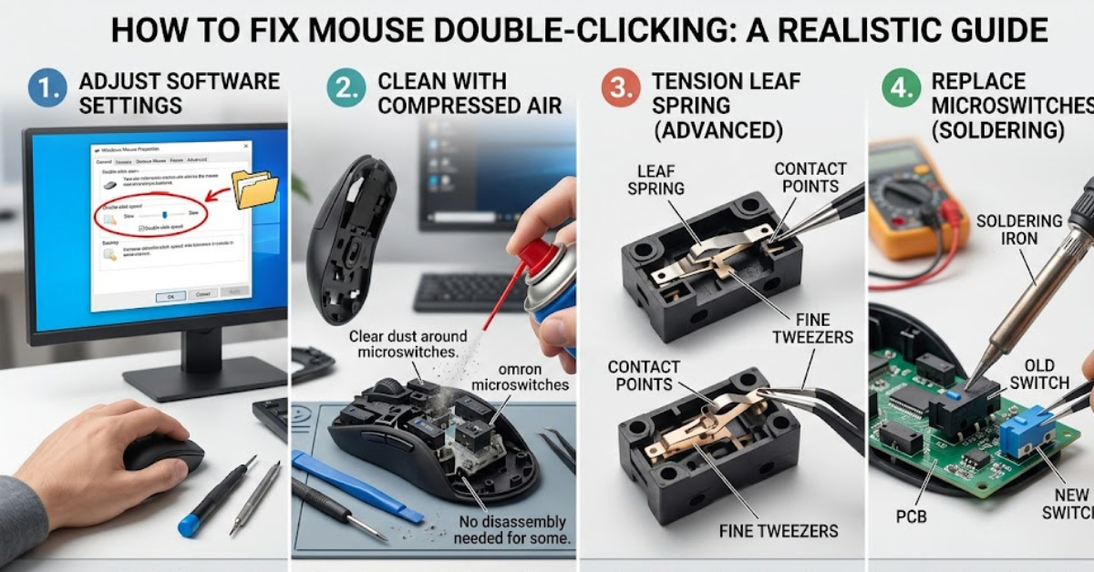 How to Fix Mouse Double Clicking Issues Fast