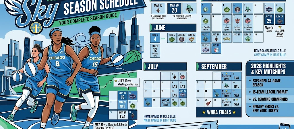 Chicago Sky Schedule 2026: Your Complete Season Guide