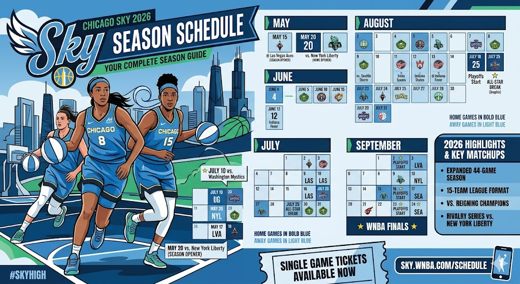 Chicago Sky Schedule 2026: Your Complete Season Guide
